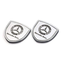 Load image into Gallery viewer, 2pcs Mercedes-Benz Logo Shield Emblems