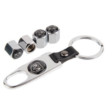 Load image into Gallery viewer, 4pcs Tire Valve Caps + Keychain For Dodge