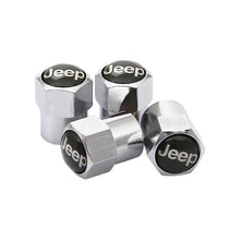 Load image into Gallery viewer, Jeep Logo Tire Valve Caps