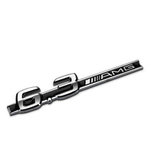 Load image into Gallery viewer, 2pcs 6.3 AMG Red Black Emblem Mercedes-Benz
