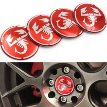 Load image into Gallery viewer, 4pcs 56mm Abarth Wheel Center Hub Sticker for Fiat