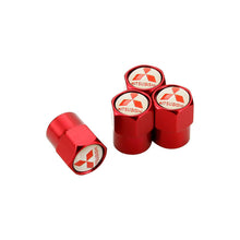 Load image into Gallery viewer, 4pcs Mitsubishi Logo Tire Valve Caps