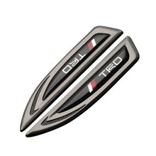 Load image into Gallery viewer, 2pcs Toyota TRD Fender Emblems