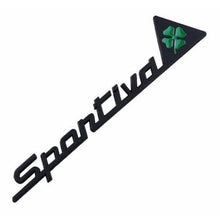 Load image into Gallery viewer, Alfa Romeo Sportiva Quatrefoil Green 3D Logo Emblem Sticker