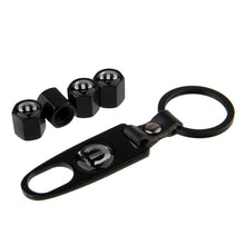 Load image into Gallery viewer, 4pcs Mopar Logo Tire Valve Caps + 1 Keychain