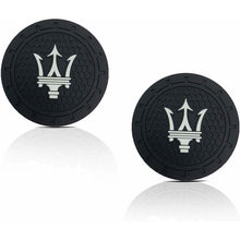 Load image into Gallery viewer, 2pcs Maserati Logo Auto Cup Holder Mats