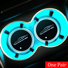 Load image into Gallery viewer, 2pcs BMW Led Cup Holder Mat Pad