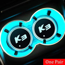 Load image into Gallery viewer, KIA Logo Led Cup Holder Mat Pad