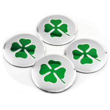 Load image into Gallery viewer, 4pcs Four Leaf Clover Wheel Center Stickers for Alfa Romeo