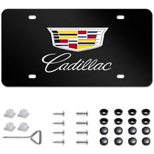 Load image into Gallery viewer, Cadillac Metal License Plate Cover with Screw Caps