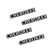 Load image into Gallery viewer, 4pcs Jeep Cherokee Door Speaker Emblem Stickers