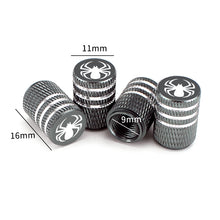 Load image into Gallery viewer, 4pcs Spiderman Logo Tire Valve Caps