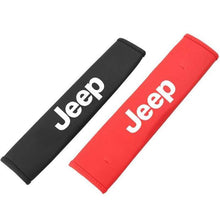 Load image into Gallery viewer, 2pcs Jeep Logo Seat Belt Pads