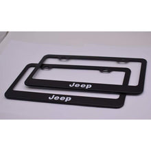 Load image into Gallery viewer, 2pcs Jeep License Plate Frames with Screw Caps