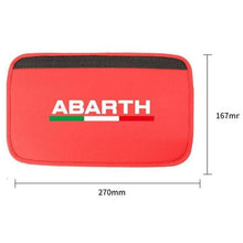 Load image into Gallery viewer, 2pcs FIAT Abarth Logo Seat Belt Pads