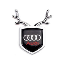 Load image into Gallery viewer, 2pcs Audi Shield Antler Emblems