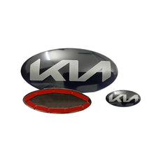 Load image into Gallery viewer, 3pcs/Set Kia Trunk, Hood, Steering Wheel Emblem