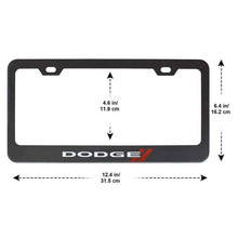 Load image into Gallery viewer, 2pcs Dodge License Plate Frames with Screw Caps
