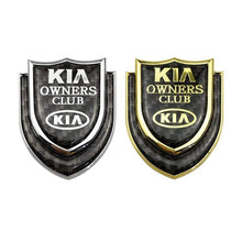 Load image into Gallery viewer, Kia Logo Owners Club Shield Emblem Sticker