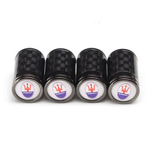 Load image into Gallery viewer, 4pcs Maserati Logo Tire Valve Caps