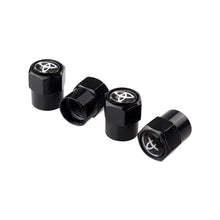 Load image into Gallery viewer, 4pcs Toyota Black Logo Tire Valve Caps
