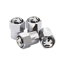 Load image into Gallery viewer, 4pcs Vauxhall Black Background Logo Tire Valve Caps