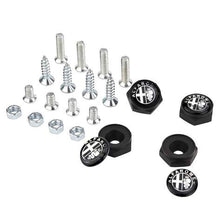 Load image into Gallery viewer, 4pcs License Plate Screws for Alfa Romeo Frame - Black Logo