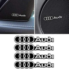 Load image into Gallery viewer, 4pcs Audi Door Speaker Emblem Stickers