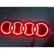 Load image into Gallery viewer, 5D LED Trunk Emblem 18x5.8cm Audi