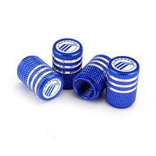 Load image into Gallery viewer, 4pcs Mercury Logo Tire Valve Caps