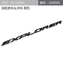 Load image into Gallery viewer, Metal Fo Front Rear Letter Sticker