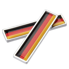 Load image into Gallery viewer, 2pcs Flag Emblem Metal Stickers