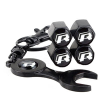 Load image into Gallery viewer, 4pcs Volkswagen LOGO Wheel Tire Valve Caps+Keychain