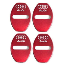 Load image into Gallery viewer, 4pcs Audi Logo Door Lock Cover for A3 A4L Q2L ect