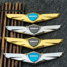 Load image into Gallery viewer, Nissan Logo Wings Decal Emblem Sticker