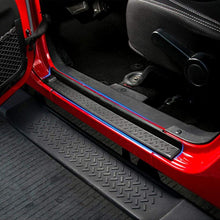 Load image into Gallery viewer, 2/4pcs Door Sill Scuff Plate Protector Welcome Mat For Jeep