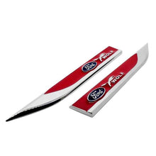 Load image into Gallery viewer, 2Pcs Ford Wolf Logo Blade Fender Emblem Sticker