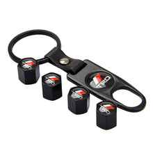 Load image into Gallery viewer, 4pcs Toyota TRD Logo Tire Valve Caps + Keychain
