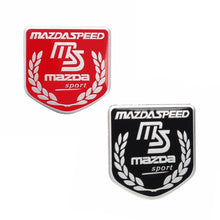 Load image into Gallery viewer, Mazda Speed MS Sport Shield Trunk Emblem Sticker