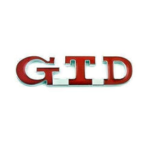 Load image into Gallery viewer, Golf GTD Black Emblem Sticker