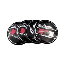 Load image into Gallery viewer, 4pcs 56mm F1 Racing Black Wheel Center Hub Stickers
