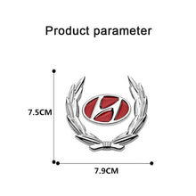 Load image into Gallery viewer, Hyundai Wreath Emblem Sticker