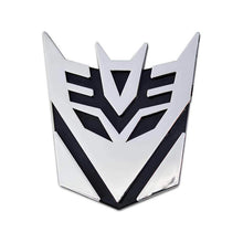 Load image into Gallery viewer, Transformer Decepticon Emblem Silver/Gold