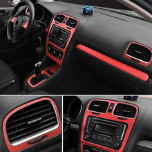 Load image into Gallery viewer, Set Car Central Control Dashboard Panel Cover Stickers for Volkswagen Golf 6 MK6