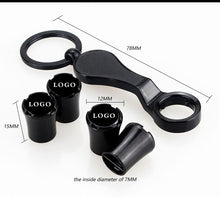 Load image into Gallery viewer, BSXMY Valve Caps with wrench keychain for Land Rover Range Rover