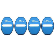 Load image into Gallery viewer, 4pcs Audi Sline Logo Door Lock Cover for A3 A4L Q2L ect