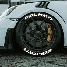 Load image into Gallery viewer, 8/4pcs Falken Rubber Wheels Rim Stickers