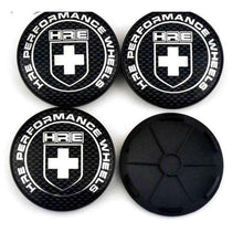 Load image into Gallery viewer, 4pcs 68mm HRE Performance Carbon Wheel Center Caps