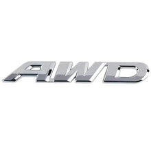 Load image into Gallery viewer, 3D AWD Silver Logo Emblem Sticker