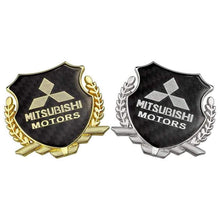 Load image into Gallery viewer, Mitsubishi Motors Carbon Shield Logo Emblem